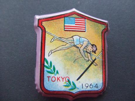 Polstok hoogspringen Olympische spelen Tokyo 1964